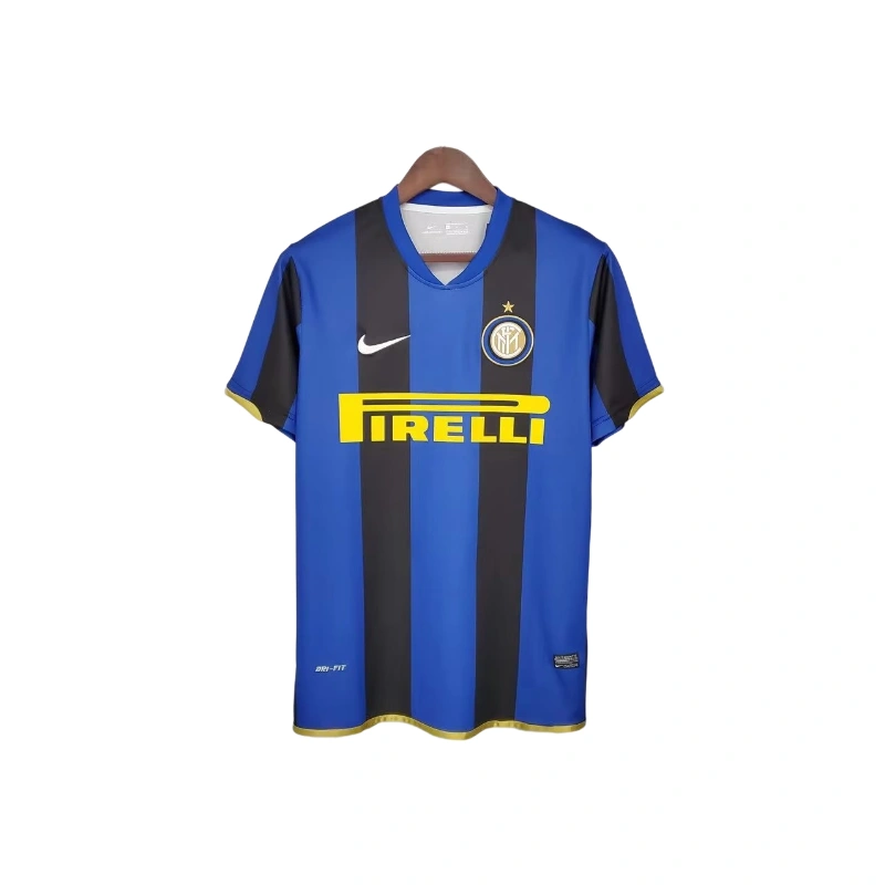 Maglia casalinga Champions League dell’Inter del 2008-2009 - Nero e Blu